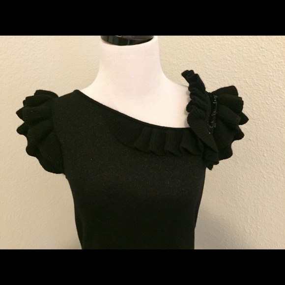 DVF Ruffle Sleeve Sweater Dress - Picture 2 of 6